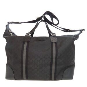 GUCCI Boston Bag 449180 GG Outlet Nylon Material